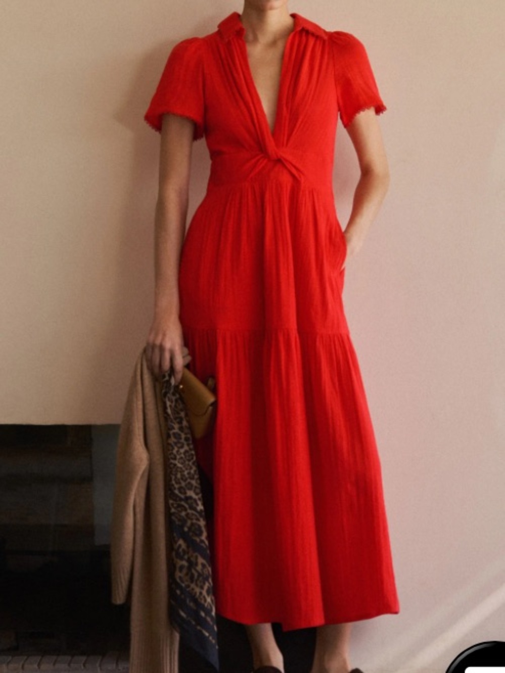 NWOT ME+EM Red Dress 8